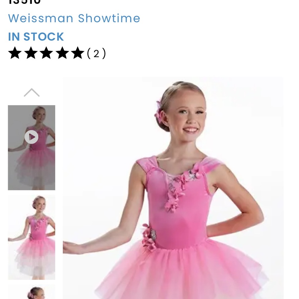 Pink Ballet Costume